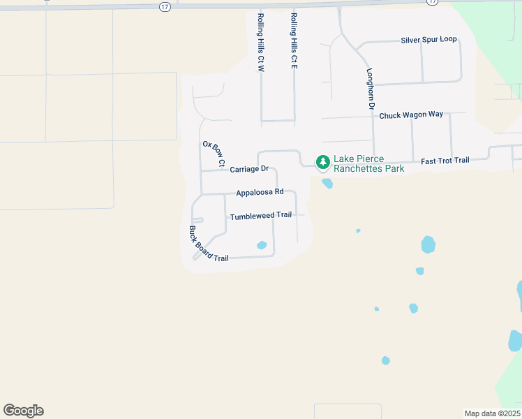 map of restaurants, bars, coffee shops, grocery stores, and more near 3743 Buck Board Trail in Lake Wales