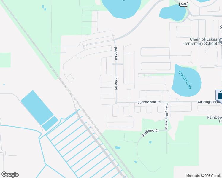 map of restaurants, bars, coffee shops, grocery stores, and more near 285 Terranova Boulevard in Winter Haven