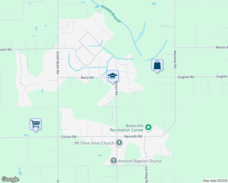 map of restaurants, bars, coffee shops, grocery stores, and more near 4618 Horton Road in Plant City