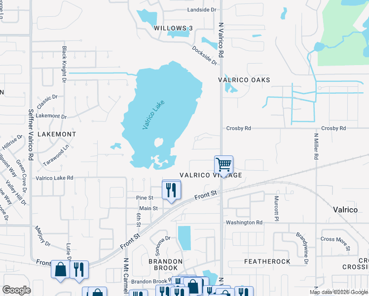 map of restaurants, bars, coffee shops, grocery stores, and more near 2002 Kiser Drive in Valrico