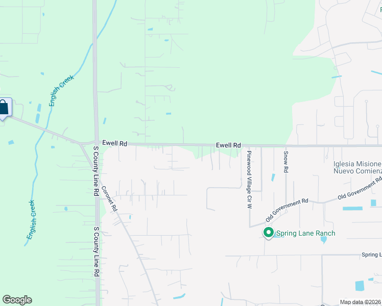 map of restaurants, bars, coffee shops, grocery stores, and more near 5005 Ewell Road in Lakeland