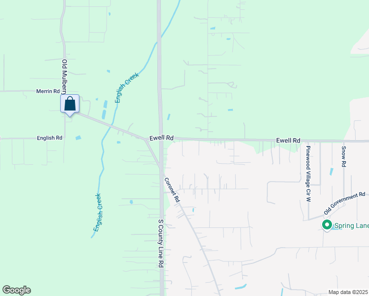 map of restaurants, bars, coffee shops, grocery stores, and more near 5228 Ewell Road in Lakeland