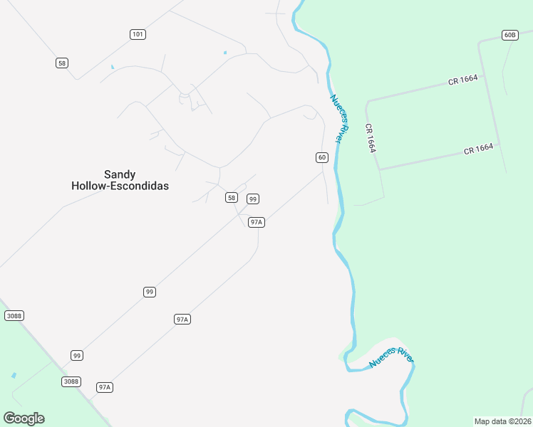 map of restaurants, bars, coffee shops, grocery stores, and more near 6159 County Road 97A in Sandia