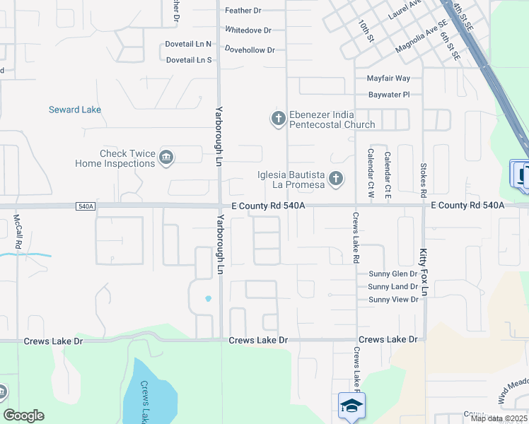 map of restaurants, bars, coffee shops, grocery stores, and more near 6220 Alamanda Hills Boulevard in Lakeland