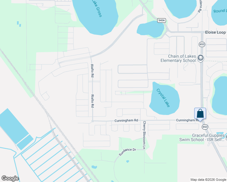 map of restaurants, bars, coffee shops, grocery stores, and more near 285 Terranova Boulevard in Winter Haven