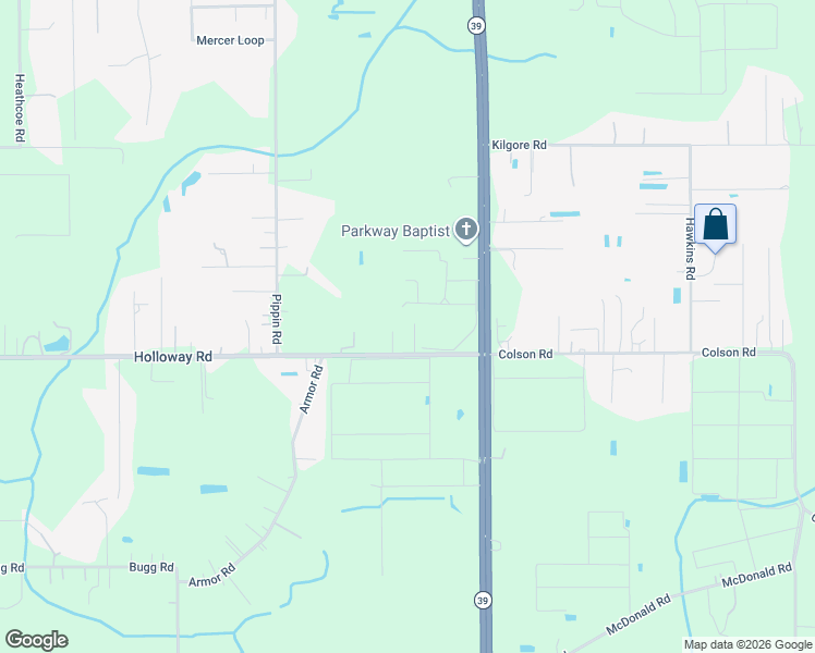 map of restaurants, bars, coffee shops, grocery stores, and more near 332 Holloway Road in Plant City