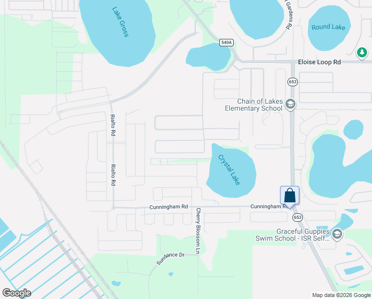 map of restaurants, bars, coffee shops, grocery stores, and more near 312 Terranova Boulevard in Winter Haven