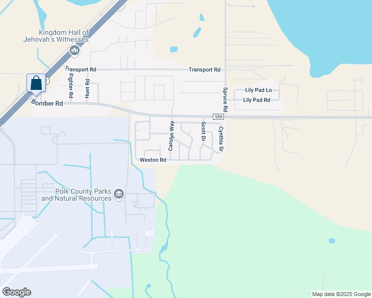 map of restaurants, bars, coffee shops, grocery stores, and more near 4713 Richard Drive in Bartow