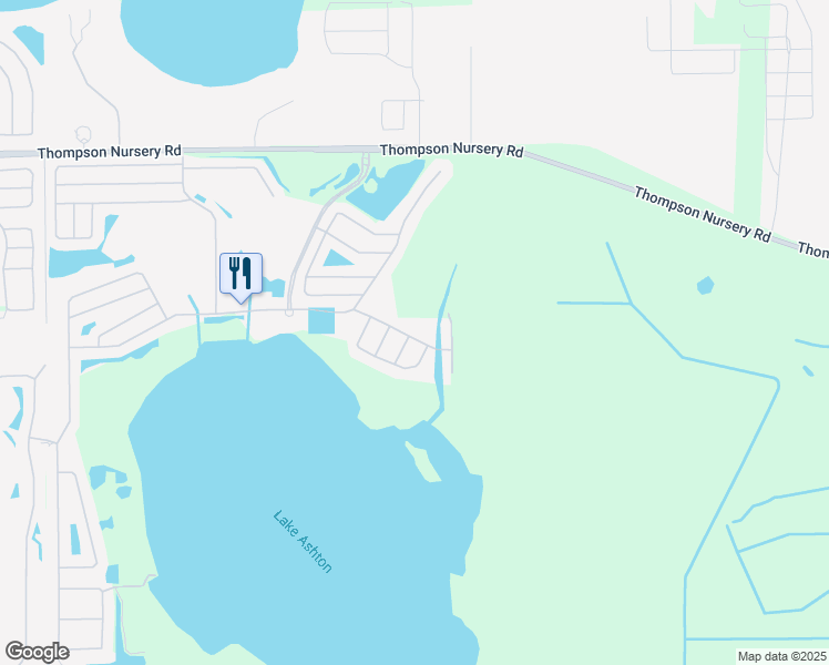 map of restaurants, bars, coffee shops, grocery stores, and more near 3010 Ashton Palms Drive in Lake Wales