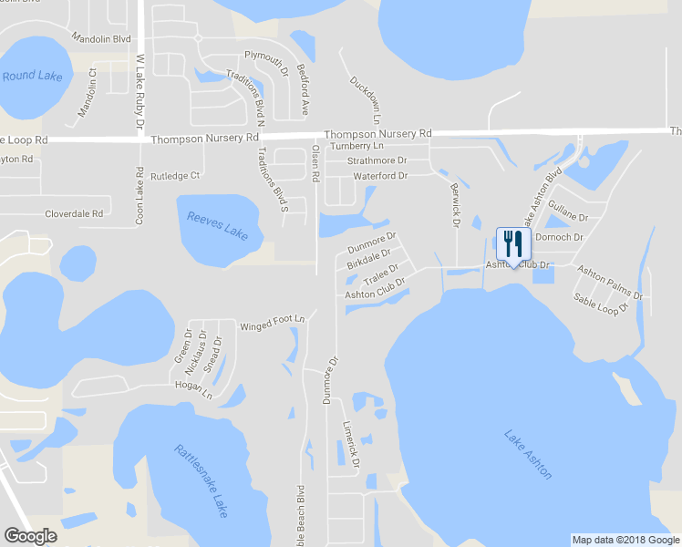 map of restaurants, bars, coffee shops, grocery stores, and more near 4017 Dunmore Drive in Lake Wales