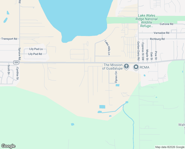 map of restaurants, bars, coffee shops, grocery stores, and more near 2632-3398 Bomber Road in Polk County
