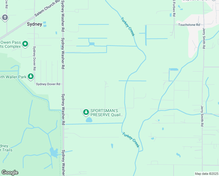 map of restaurants, bars, coffee shops, grocery stores, and more near 4848 Garland Branch Road in Dover