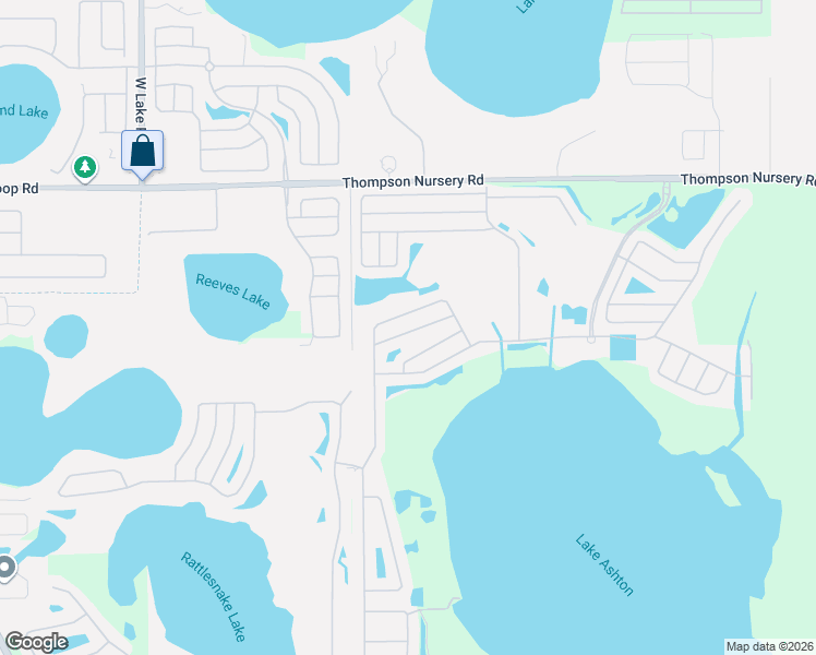 map of restaurants, bars, coffee shops, grocery stores, and more near 4040 Birkdale Drive in Lake Wales