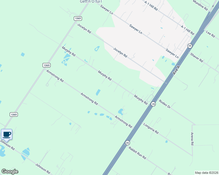 map of restaurants, bars, coffee shops, grocery stores, and more near 2261 Murphy Road in Aransas Pass