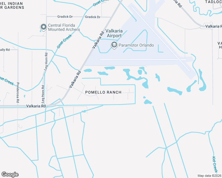 map of restaurants, bars, coffee shops, grocery stores, and more near 2820 Pomello Road in Malabar