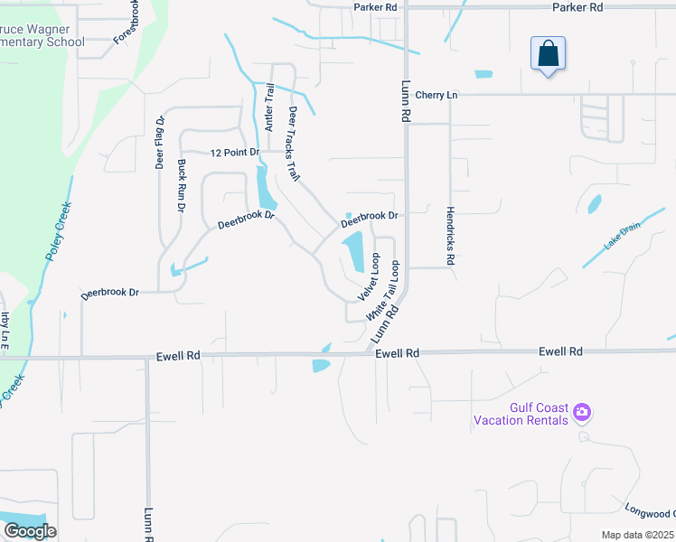 map of restaurants, bars, coffee shops, grocery stores, and more near 2210 Velvet Way in Lakeland