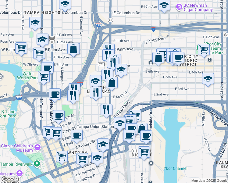 1405 North Nebraska Avenue, Tampa FL Walk Score