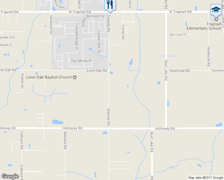 map of restaurants, bars, coffee shops, grocery stores, and more near 4202 Drawdy Road in Plant City
