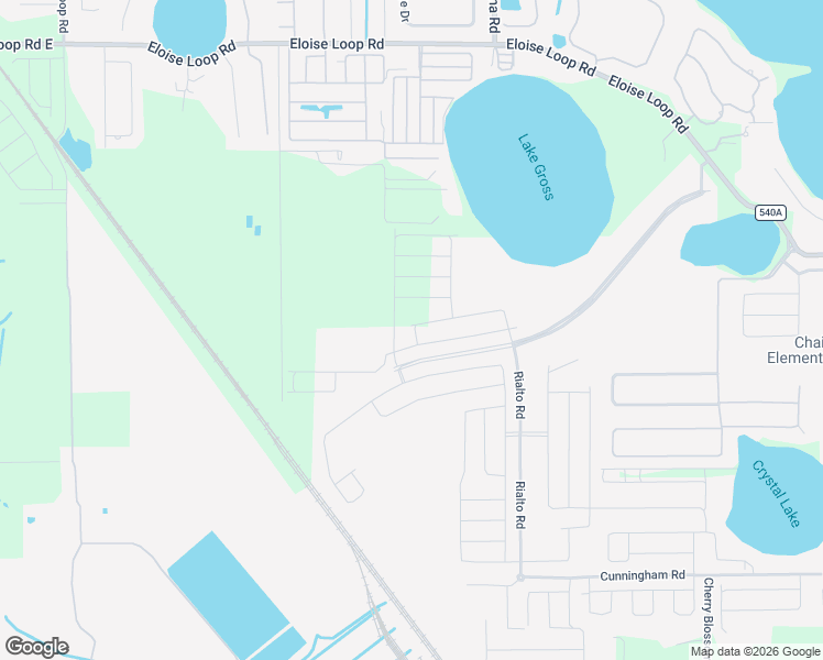 map of restaurants, bars, coffee shops, grocery stores, and more near Harden Road in Winter Haven