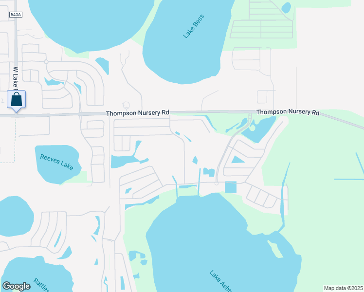 map of restaurants, bars, coffee shops, grocery stores, and more near 4249 Berwick Drive in Lake Wales