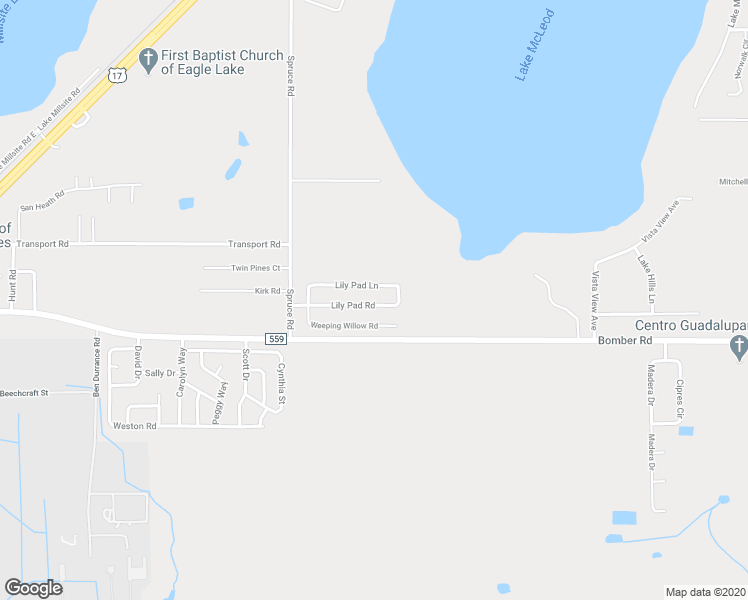 map of restaurants, bars, coffee shops, grocery stores, and more near 223 Lily Pad Road in Eagle Lake