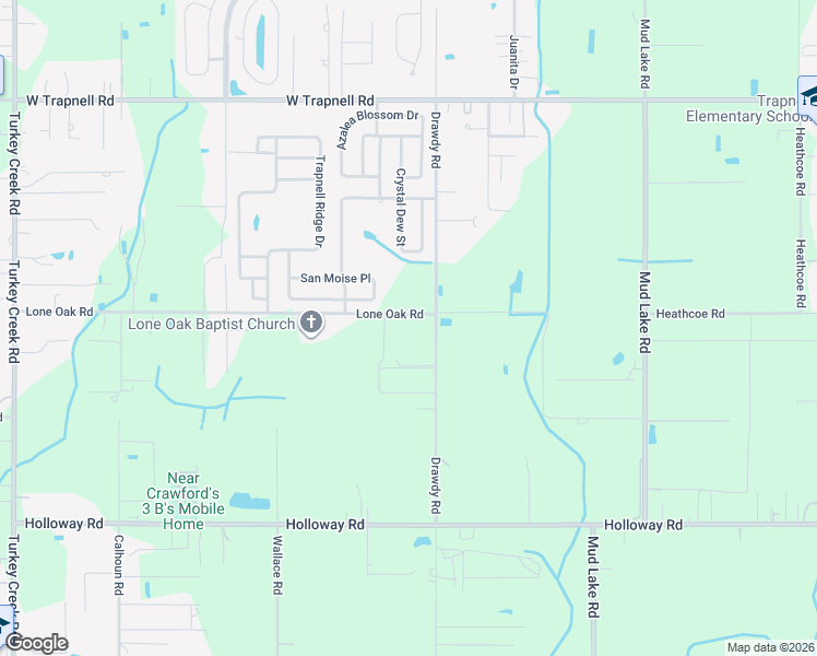 map of restaurants, bars, coffee shops, grocery stores, and more near 3201 Lone Oak Road in Plant City