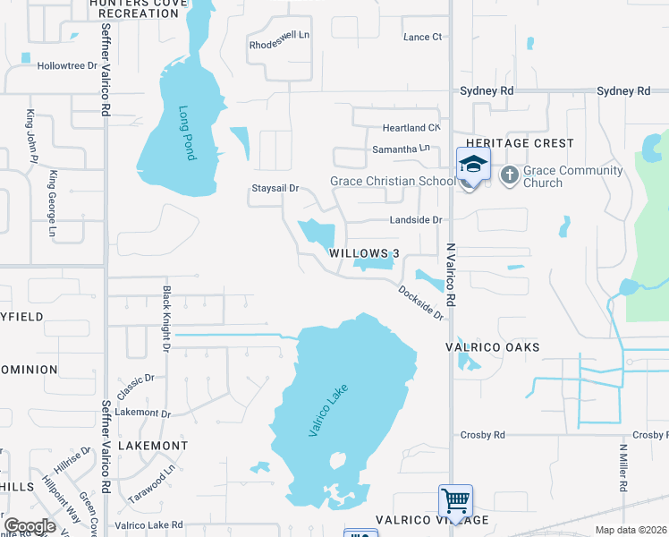 map of restaurants, bars, coffee shops, grocery stores, and more near 1830 Dockside Drive in Valrico