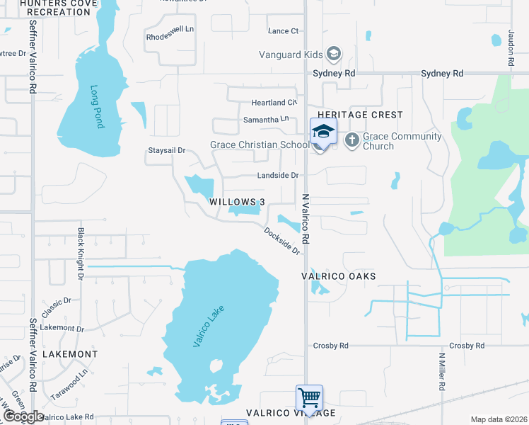 map of restaurants, bars, coffee shops, grocery stores, and more near 2008 Helm Lane in Valrico