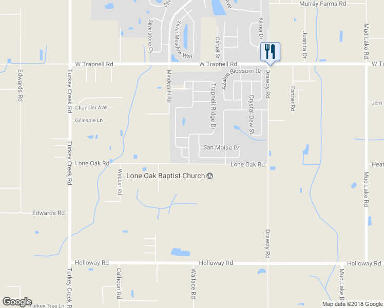 map of restaurants, bars, coffee shops, grocery stores, and more near 3904 Trapnell Ridge Drive in Plant City