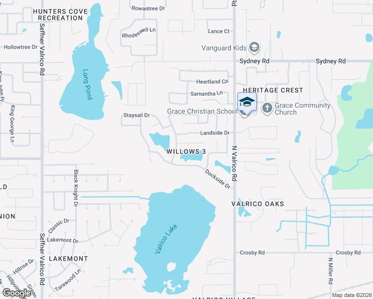 map of restaurants, bars, coffee shops, grocery stores, and more near 1907 Bow Court in Valrico