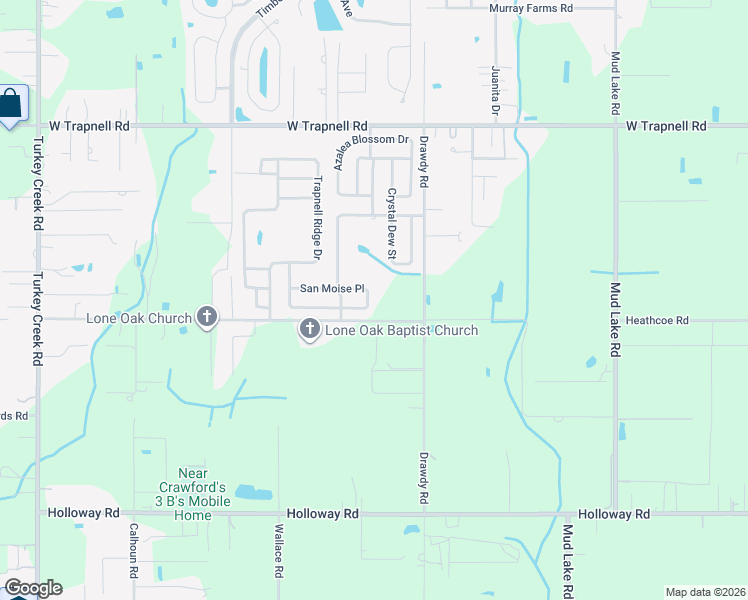 map of restaurants, bars, coffee shops, grocery stores, and more near 3424 San Moise Place in Plant City