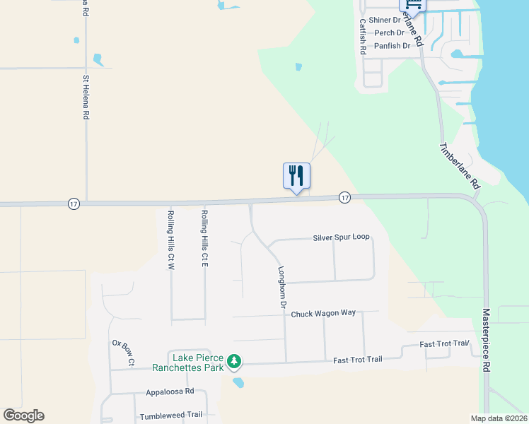 map of restaurants, bars, coffee shops, grocery stores, and more near 4108 Longhorn Drive in Lake Wales