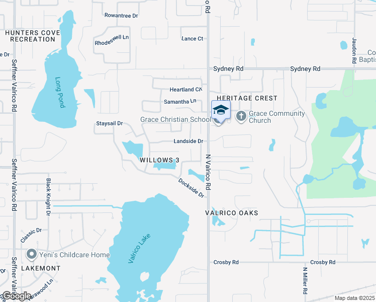map of restaurants, bars, coffee shops, grocery stores, and more near 1310 Keel Place in Valrico