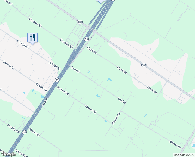 map of restaurants, bars, coffee shops, grocery stores, and more near 1164 Lee Road in Aransas Pass