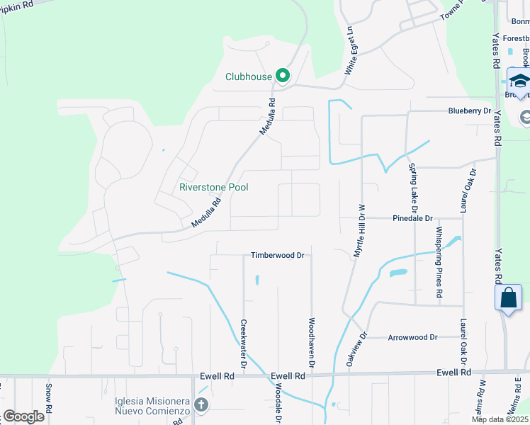 map of restaurants, bars, coffee shops, grocery stores, and more near 3961 Spruce Creek Drive in Lakeland