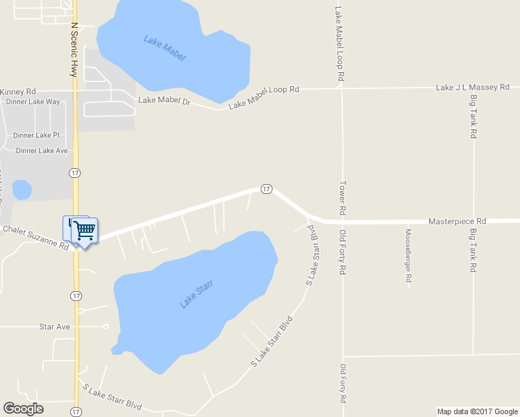 map of restaurants, bars, coffee shops, grocery stores, and more near 724 Masterpiece Road in Lake Wales