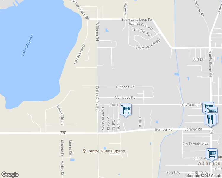 map of restaurants, bars, coffee shops, grocery stores, and more near 324 Cuthone Road in Winter Haven