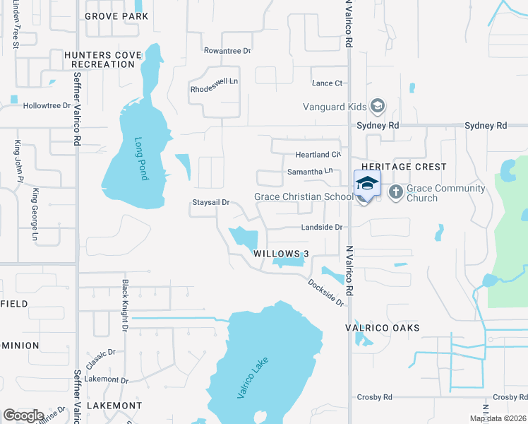 map of restaurants, bars, coffee shops, grocery stores, and more near 1403 Windjammer Place in Valrico