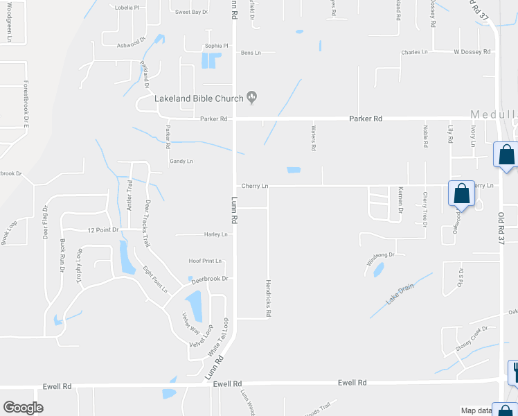map of restaurants, bars, coffee shops, grocery stores, and more near 1715 Montee Lane in Lakeland