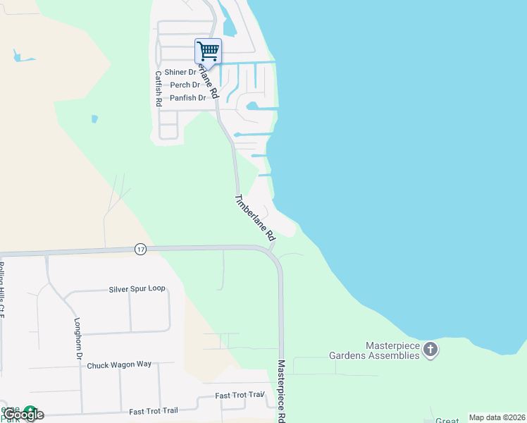 map of restaurants, bars, coffee shops, grocery stores, and more near 2937 Shady Wood Lane in Lake Wales