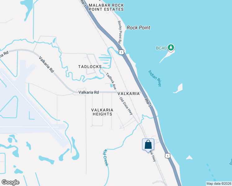 map of restaurants, bars, coffee shops, grocery stores, and more near 3625 1st Avenue in Malabar