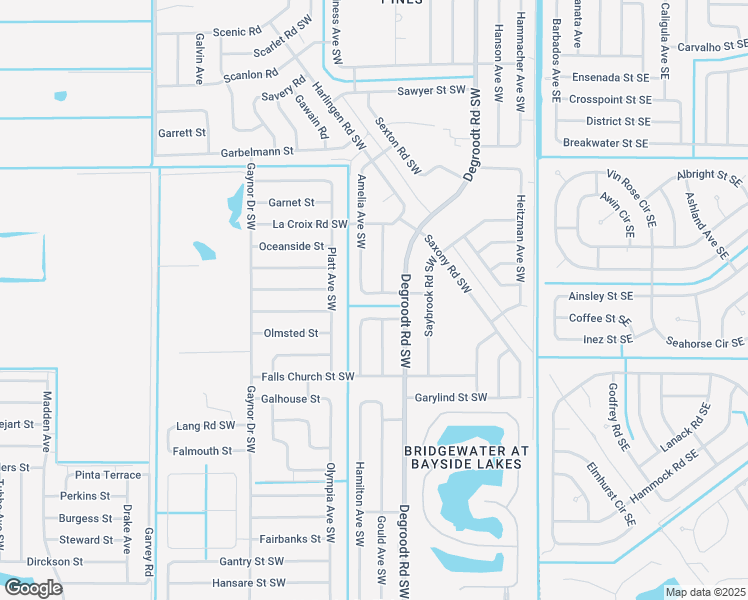 map of restaurants, bars, coffee shops, grocery stores, and more near 366 Harmon Street in Palm Bay