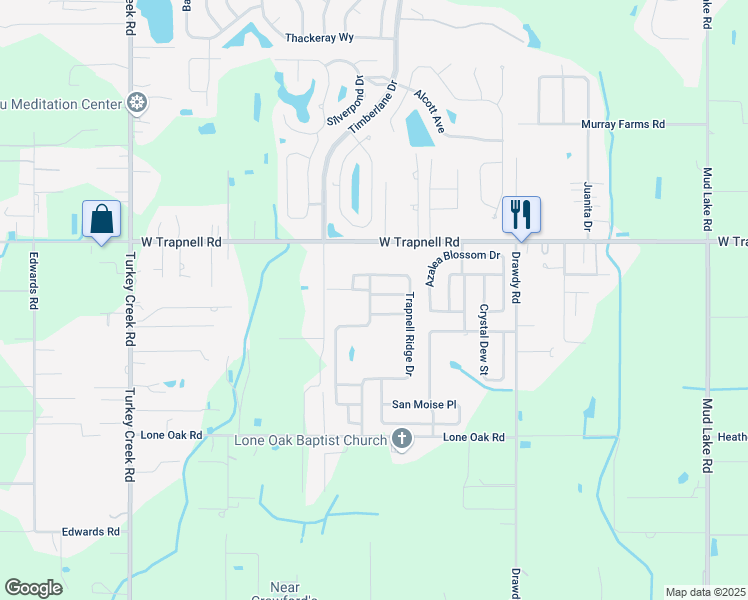 map of restaurants, bars, coffee shops, grocery stores, and more near 3415 Grove Blossom Lane in Plant City
