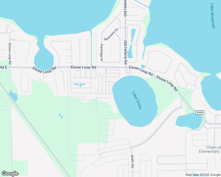 map of restaurants, bars, coffee shops, grocery stores, and more near 113 Pineapple Drive in Winter Haven