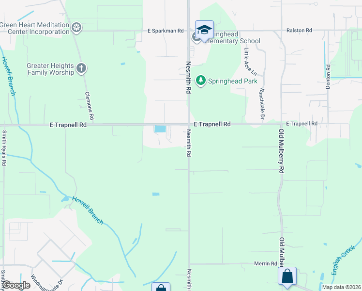 map of restaurants, bars, coffee shops, grocery stores, and more near 3607 Nesmith Road in Plant City