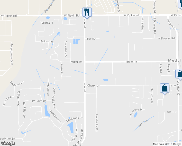 map of restaurants, bars, coffee shops, grocery stores, and more near 5460 Lunn Road in Lakeland