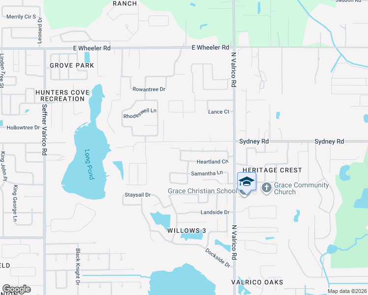 map of restaurants, bars, coffee shops, grocery stores, and more near 1939 Heartland Circle in Valrico