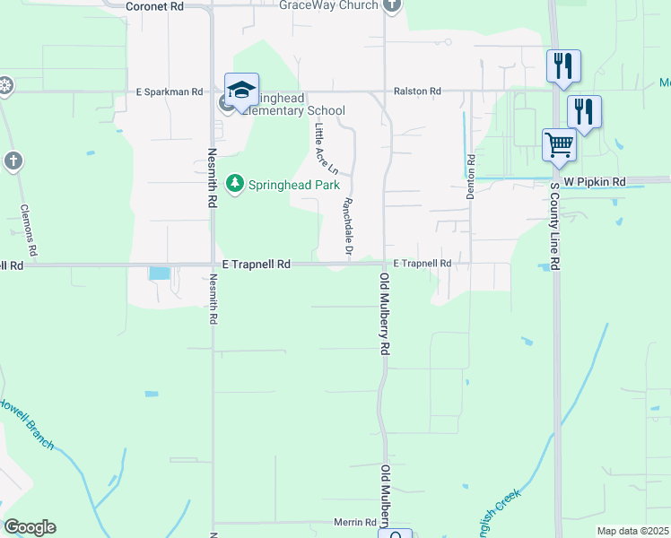 map of restaurants, bars, coffee shops, grocery stores, and more near 3207 East Trapnell Road in Plant City