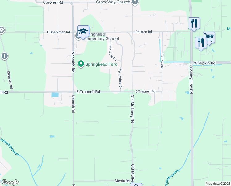 map of restaurants, bars, coffee shops, grocery stores, and more near 3207 East Trapnell Road in Plant City