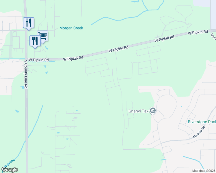 map of restaurants, bars, coffee shops, grocery stores, and more near West Pipkin Road in Lakeland
